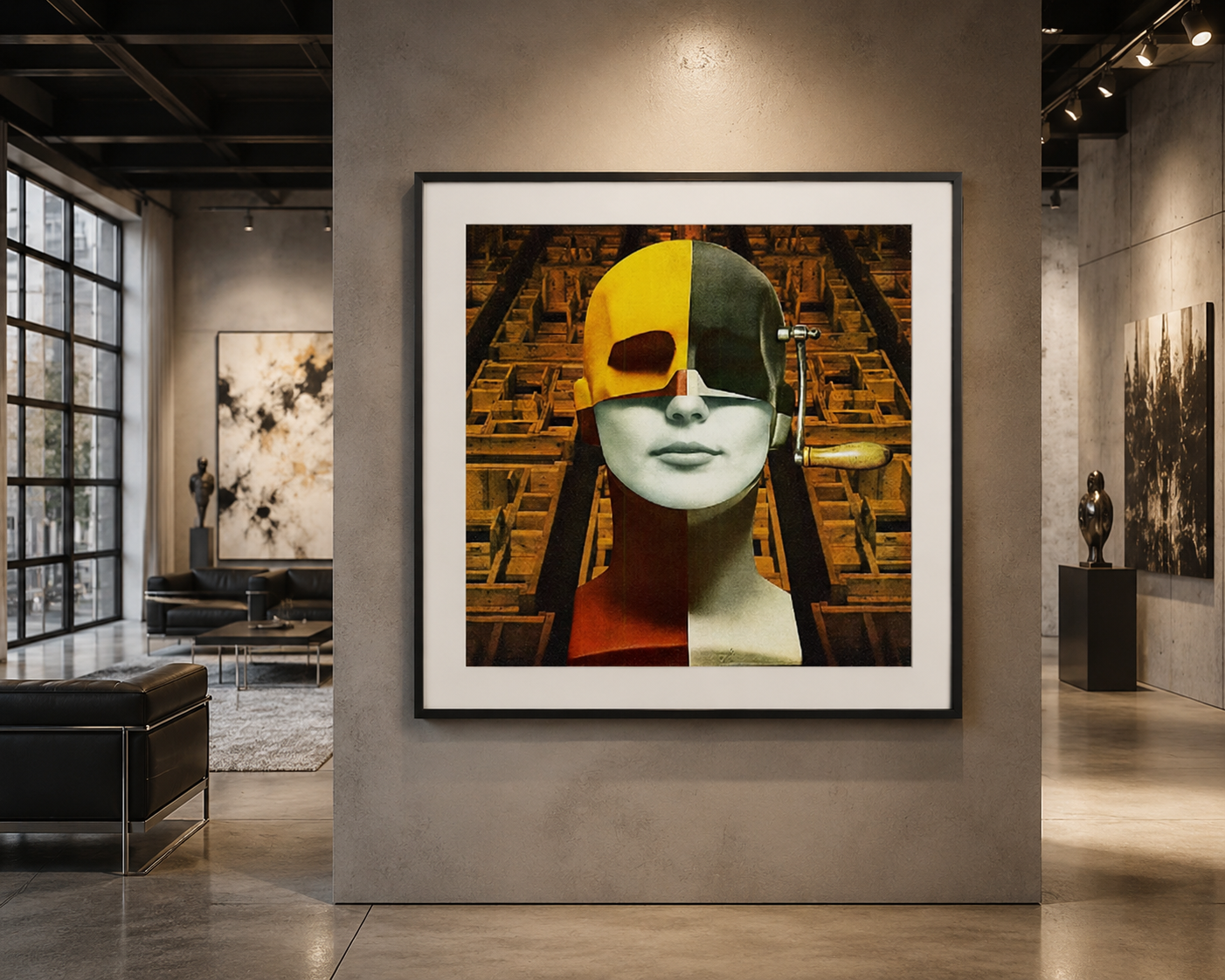 Surreal Retro Collage by Joan Seed – Dark Humor Pop Surrealism for